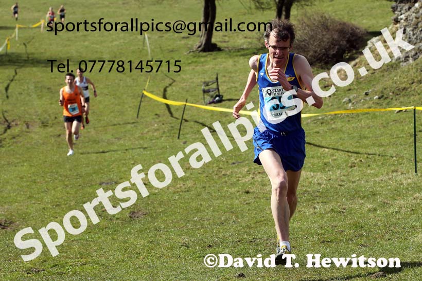 Masters men 2021 NECAA Cross Country Relays, Thornley Farm, Peterlee, Saturday, April 10th. Photo: David T. Hewitson/Sports for All Pics